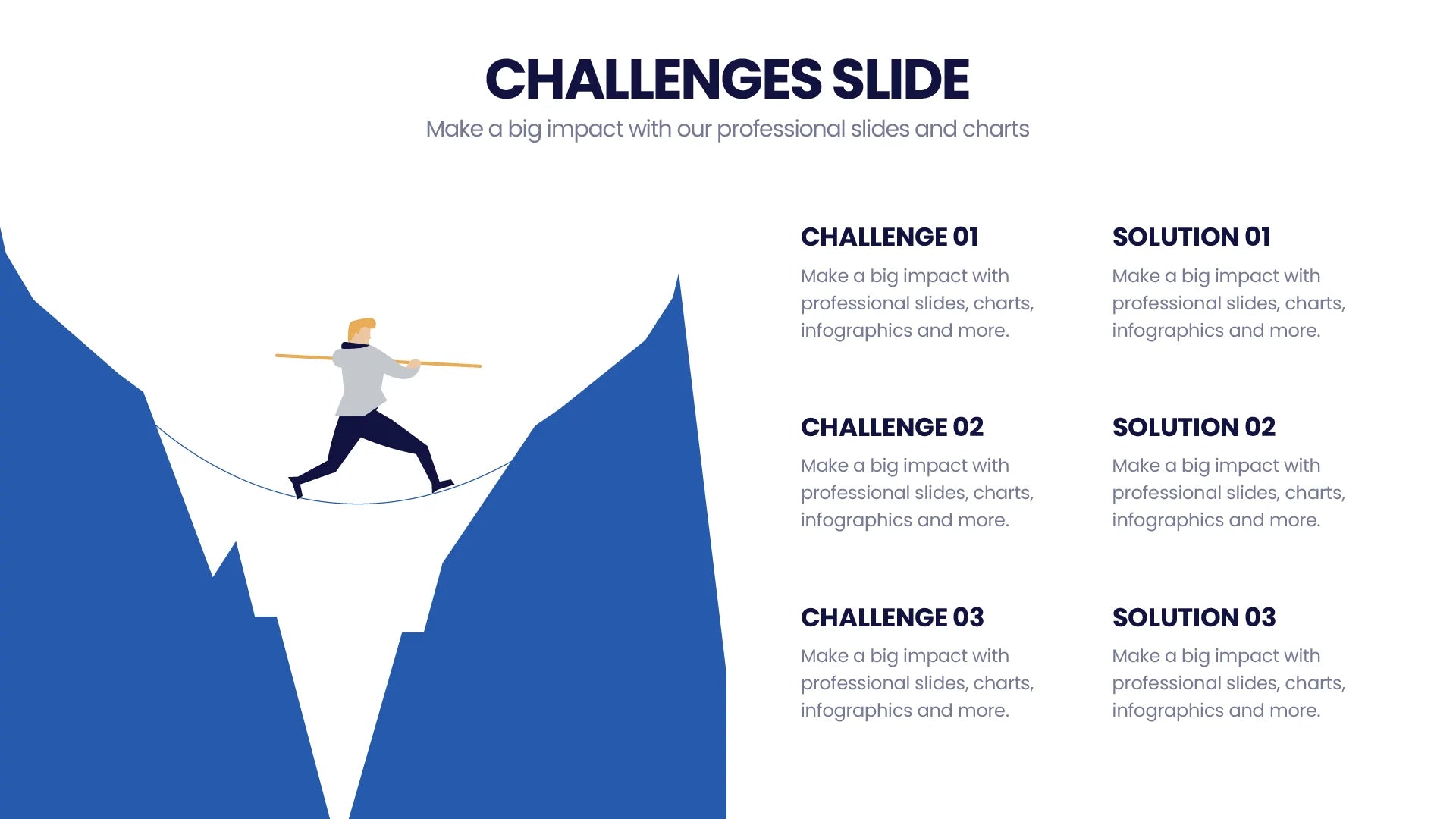 Challenges Infographic Templates PowerPoint slides