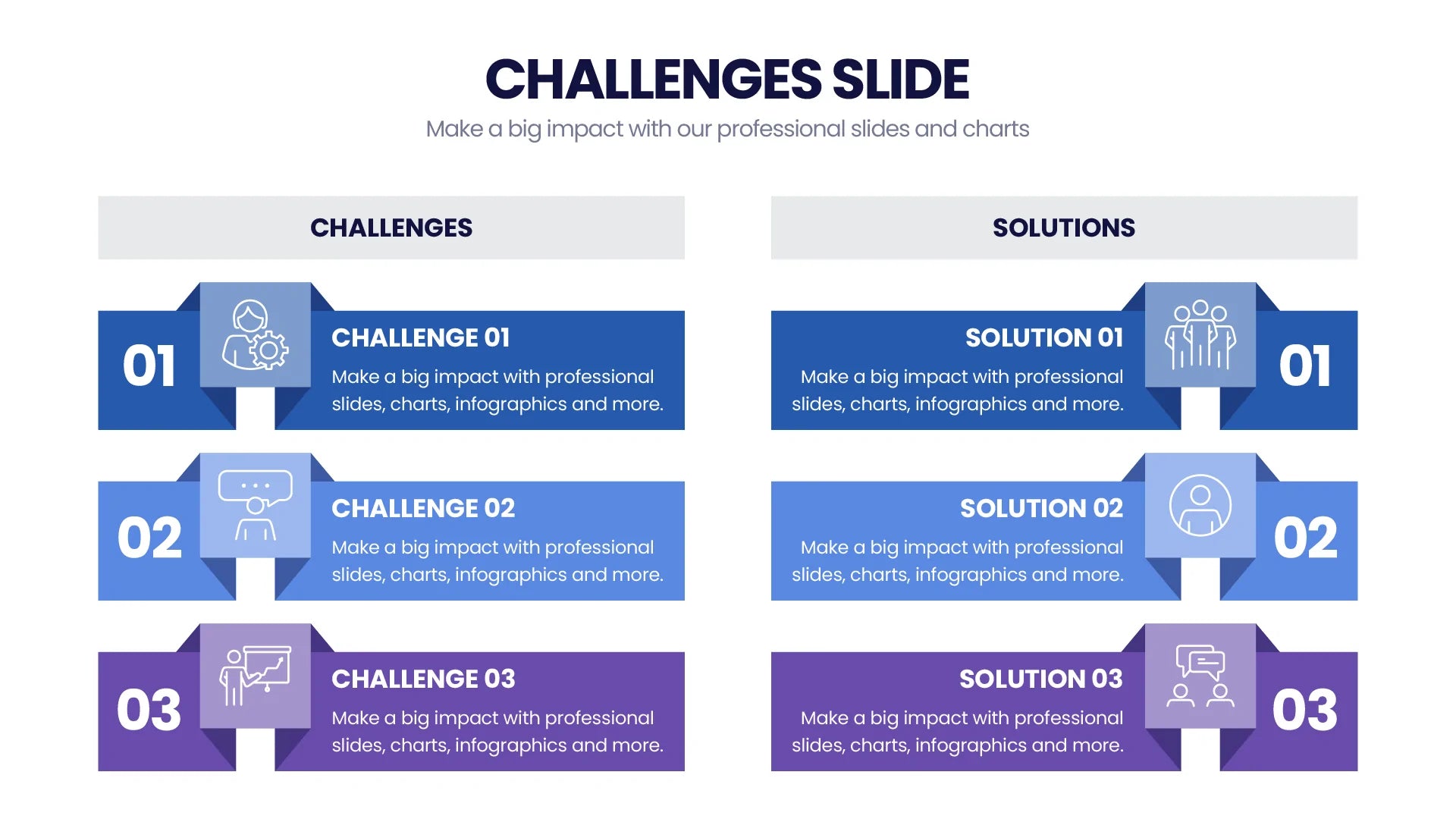 Challenges Infographics Template - PowerPointX | Slides | PowerPoints