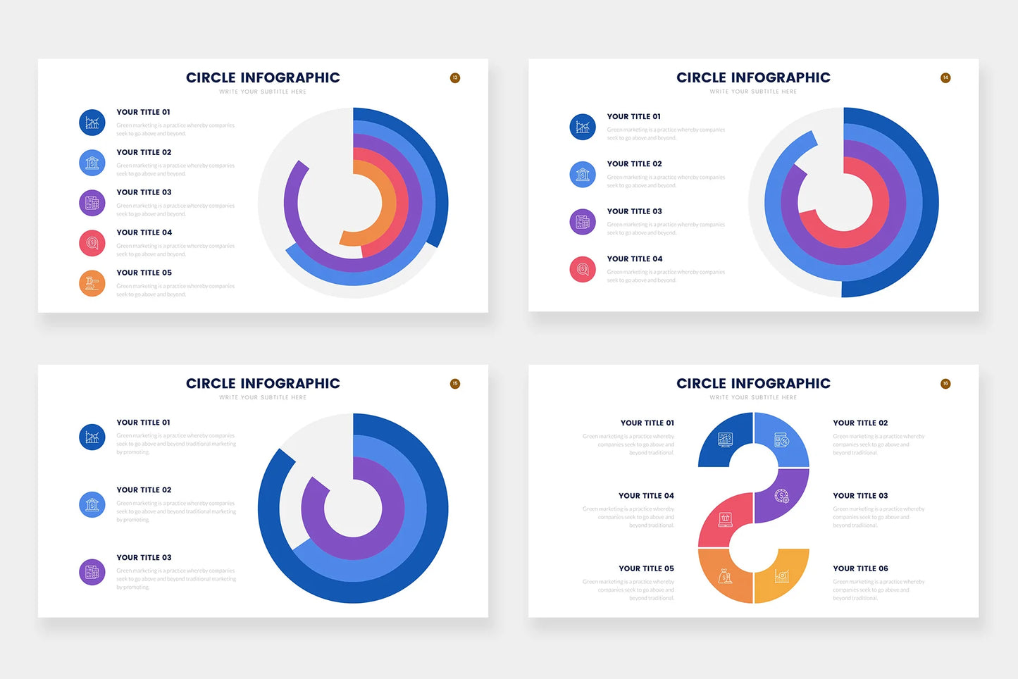 Circle Templates PowerPoint slides