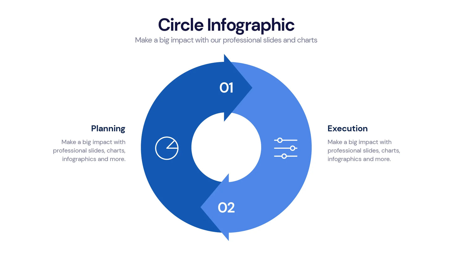 Circle Infographic templates