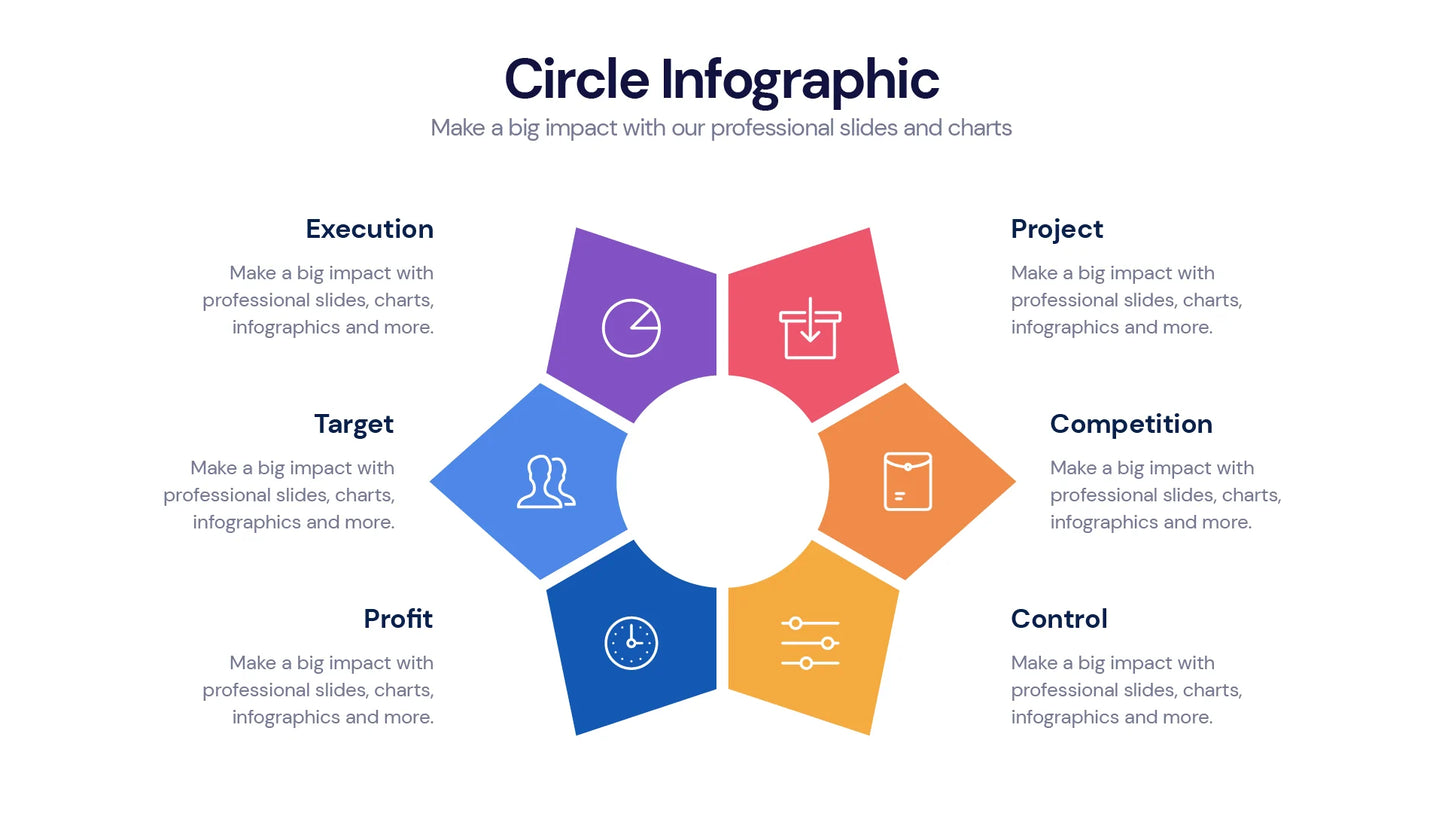 Circle Infographic templates