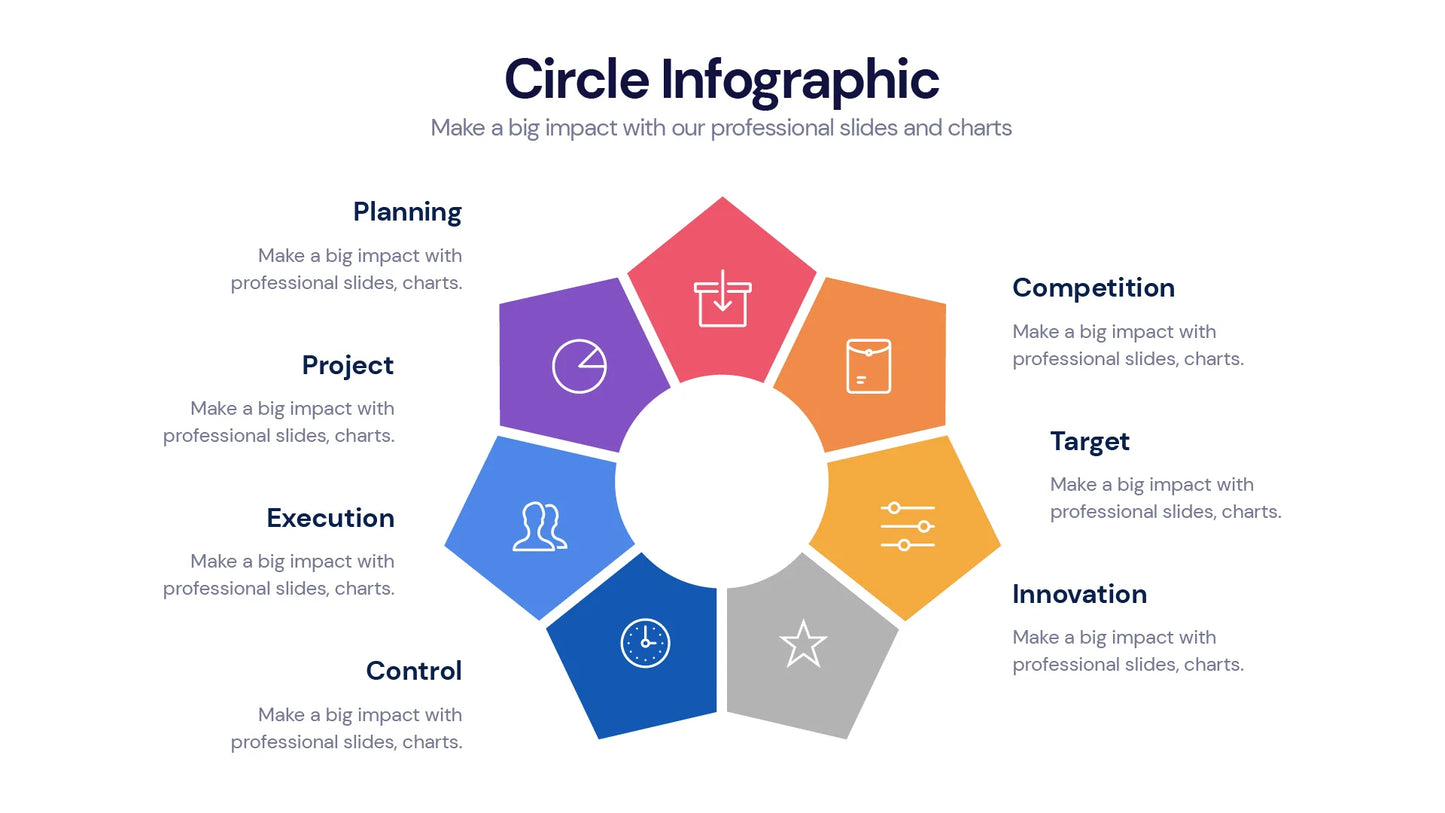 Circle Infographic templates