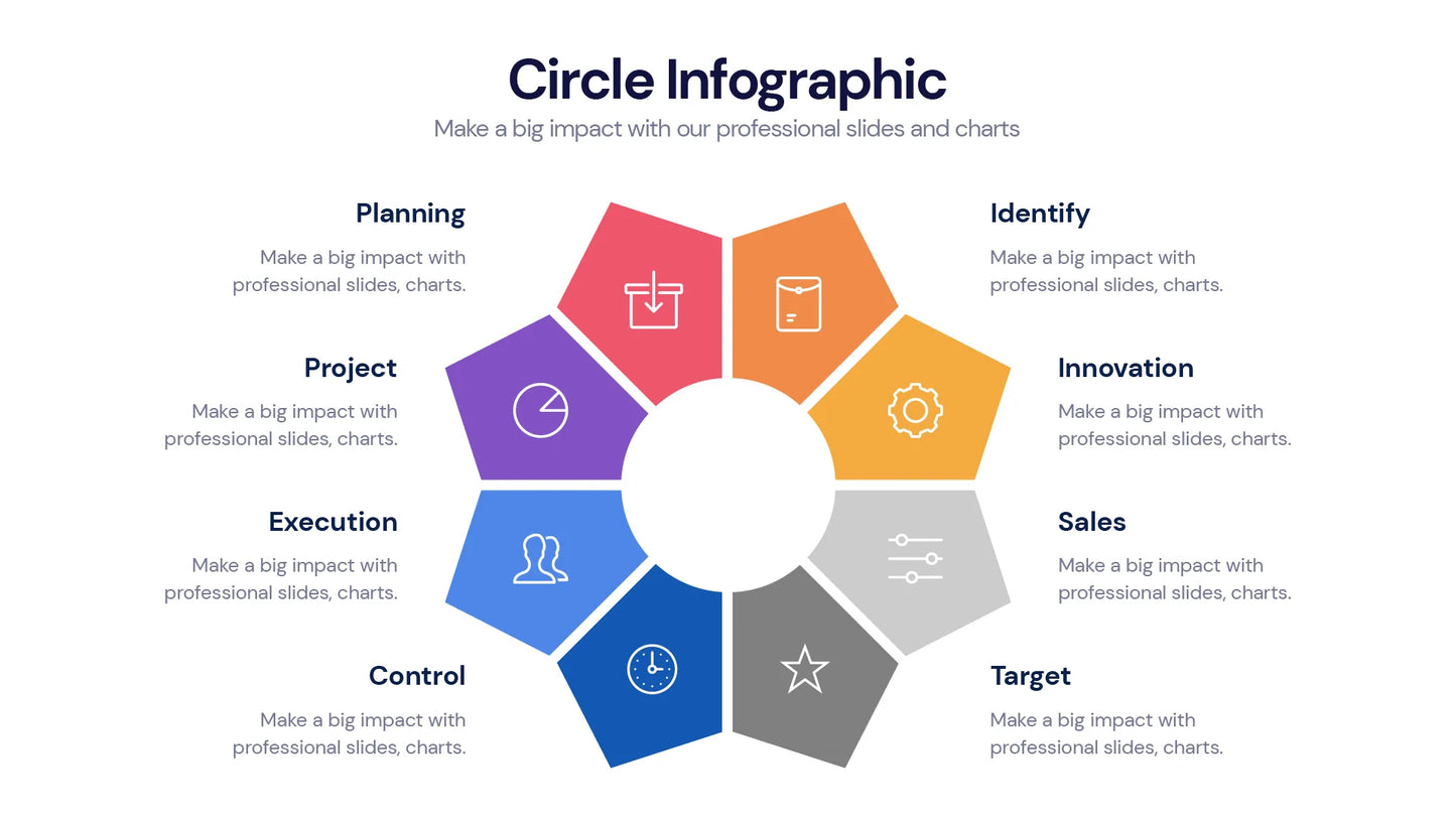 Circle Infographic templates