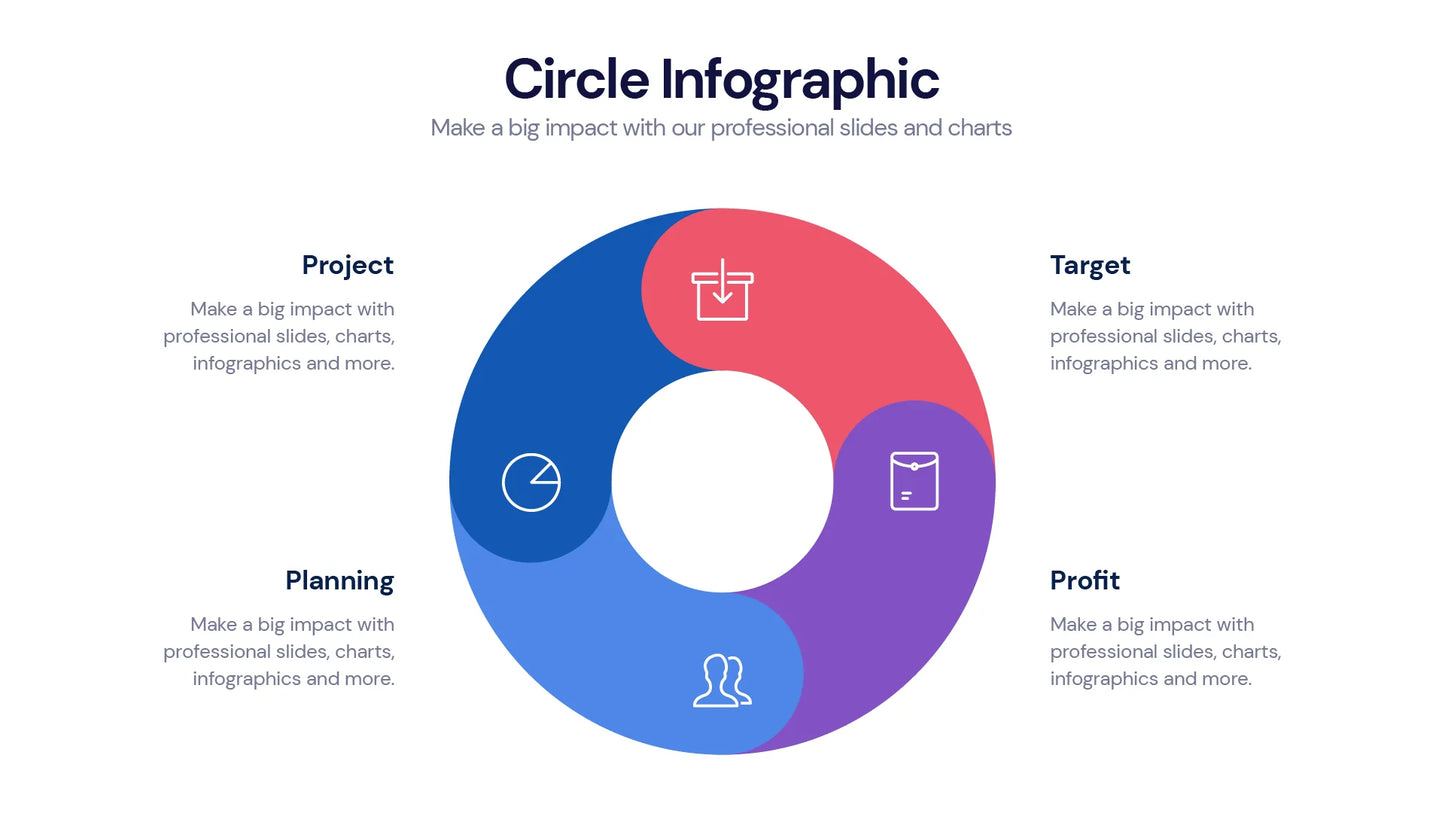 Circle Infographic templates