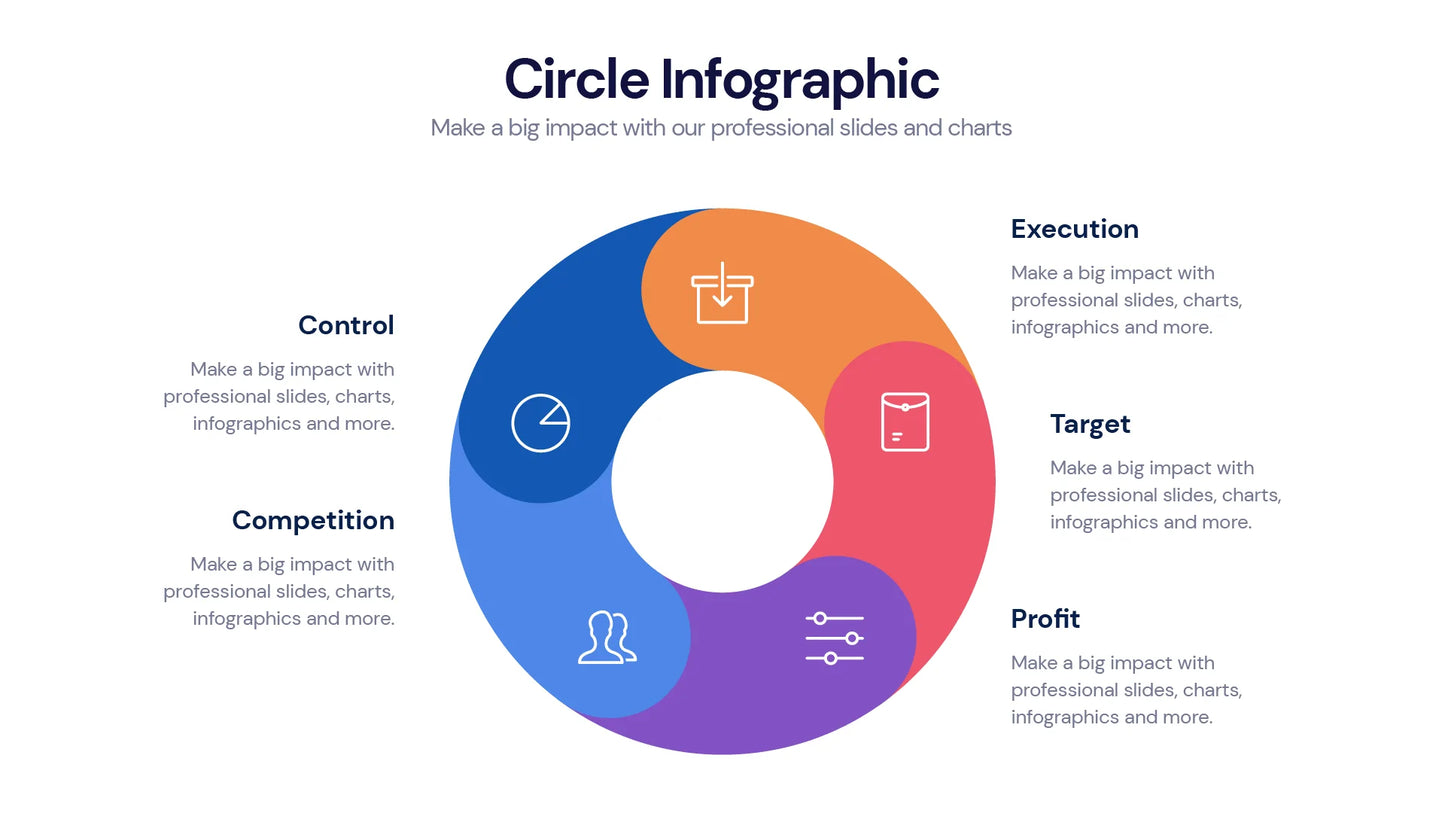 Circle Infographic templates