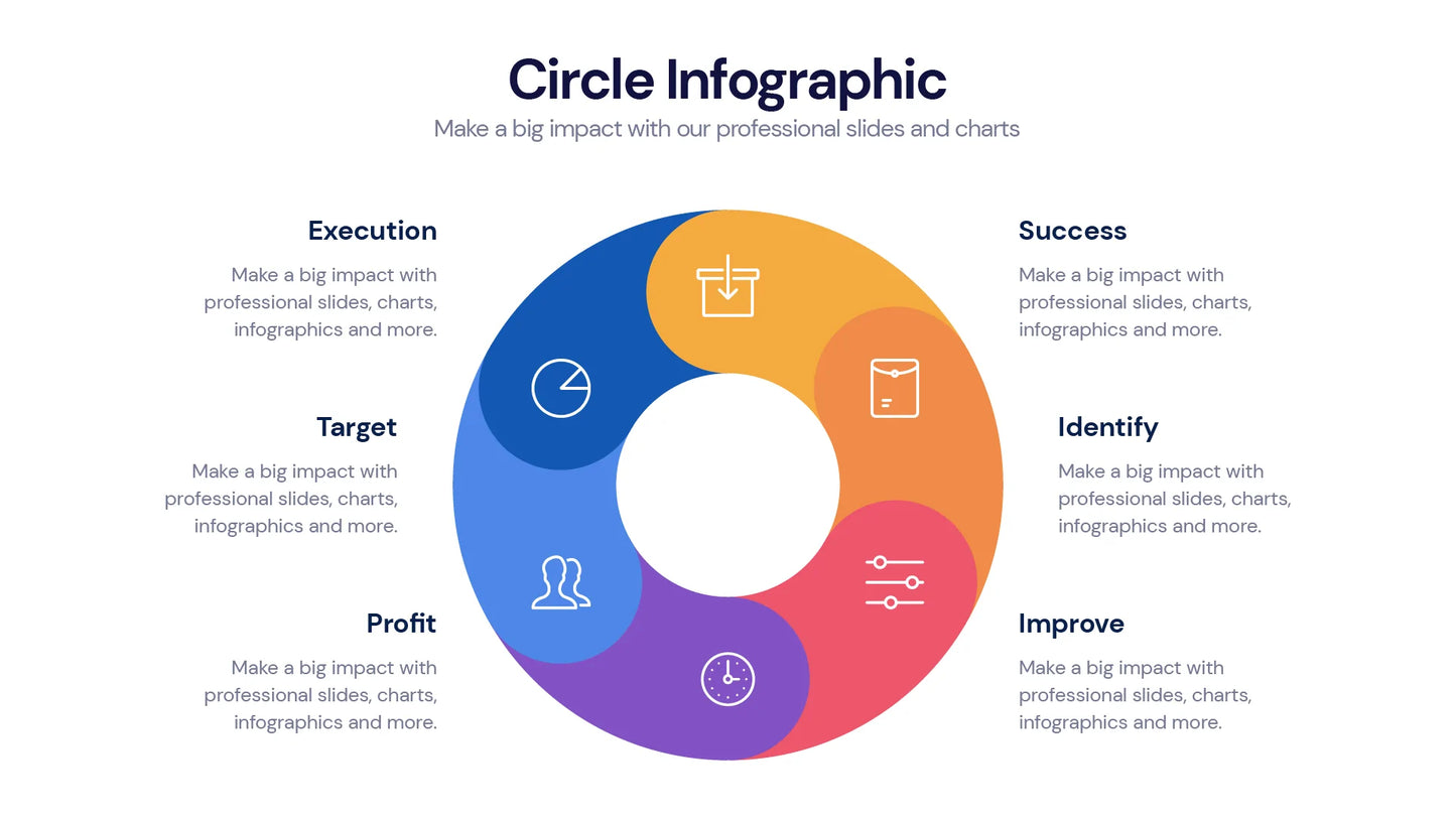 Circle Infographic templates