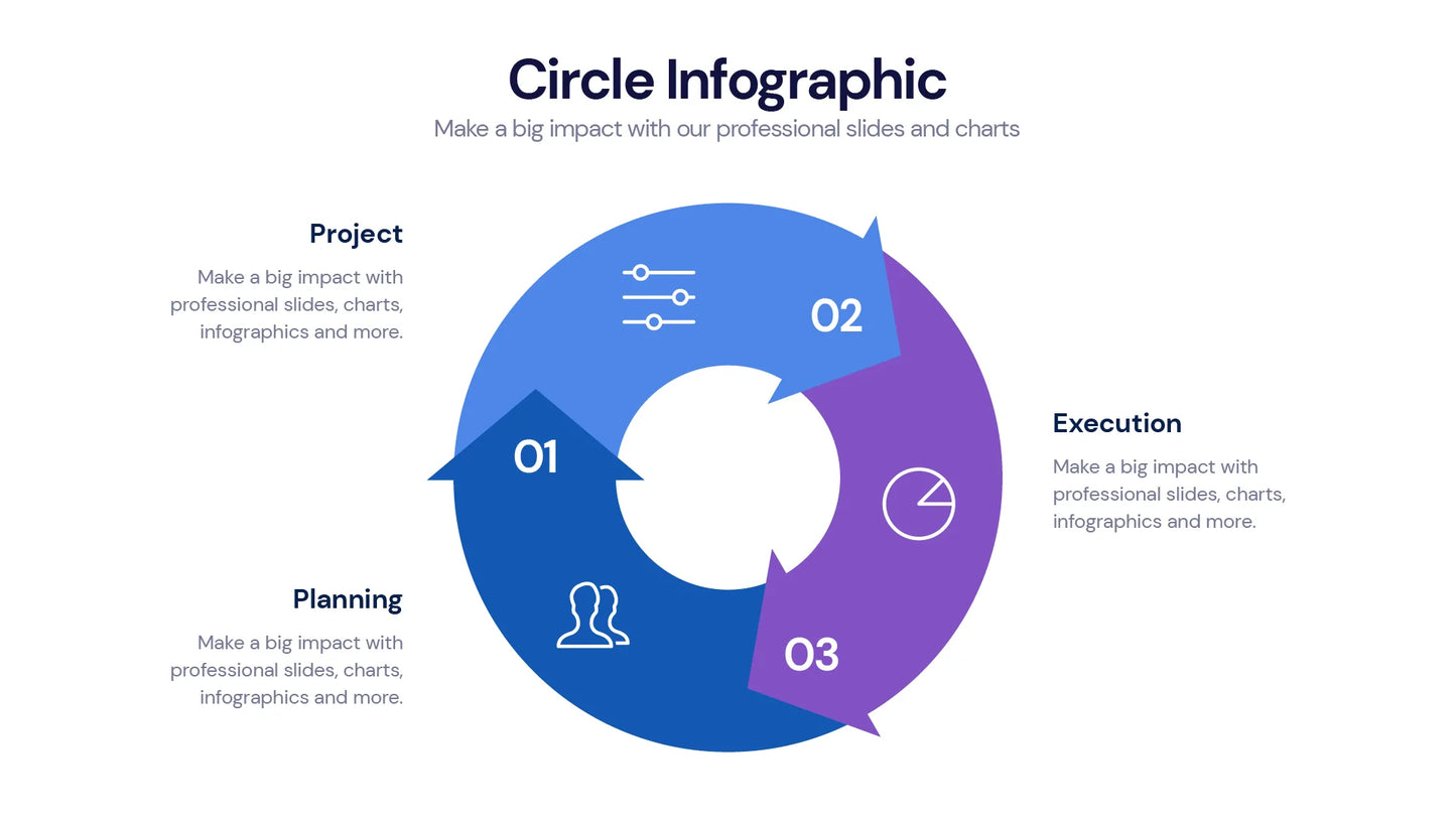 Circle Infographic templates