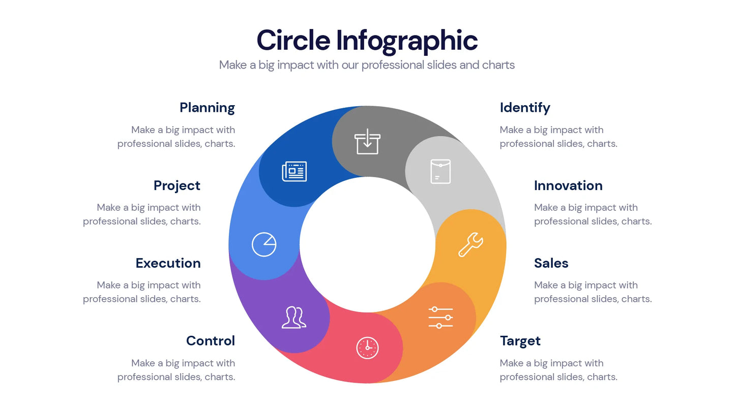 Circle Infographic templates