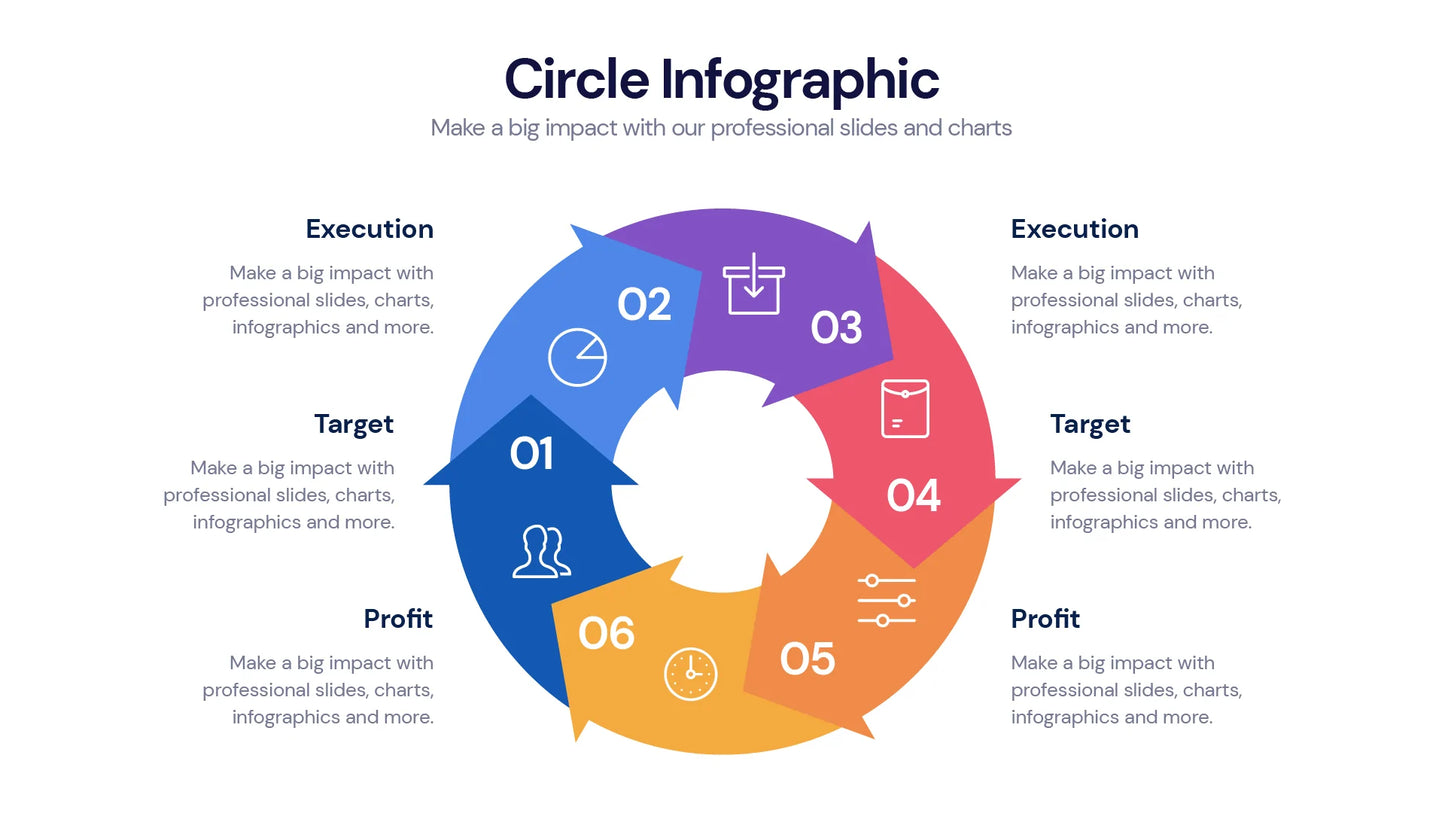 Circle Infographic templates