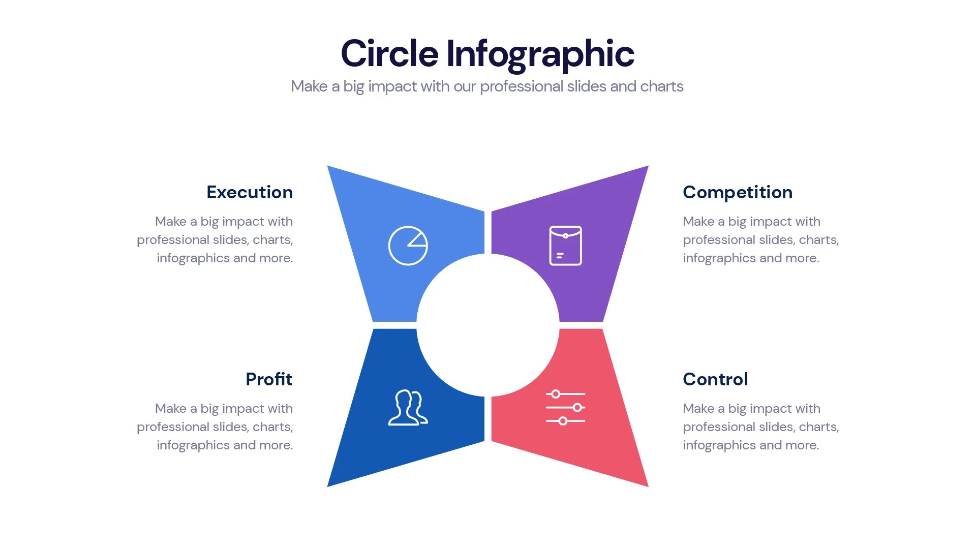 Circle Infographic templates