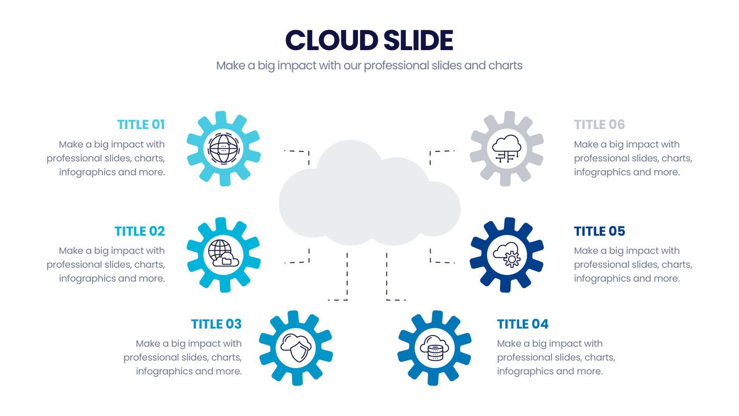 Cloud Infographics templates