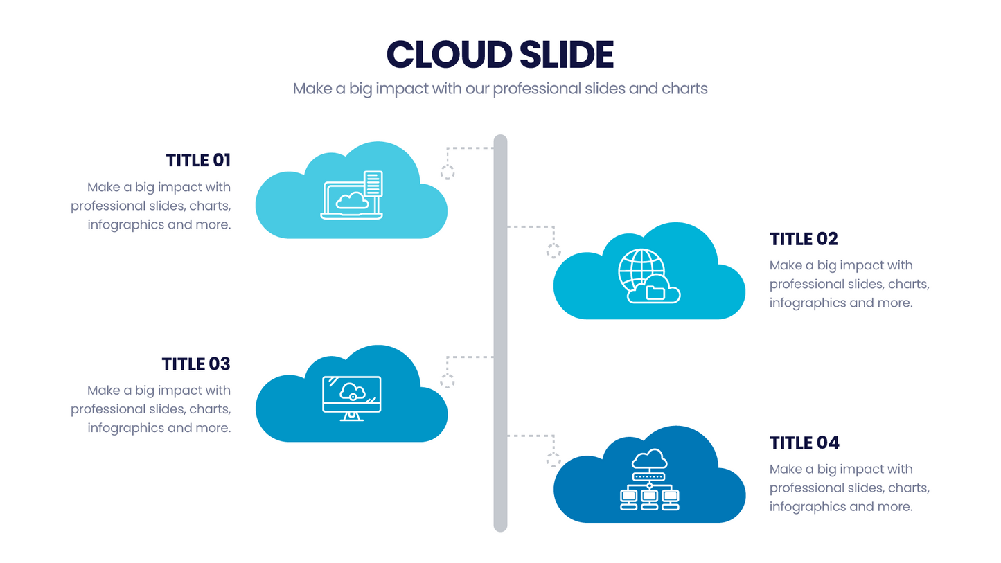 Cloud Infographics templates