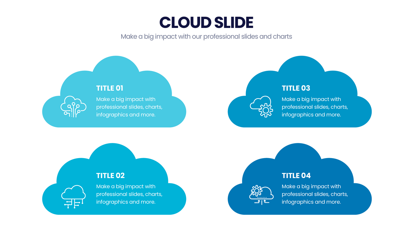 Cloud Infographics templates