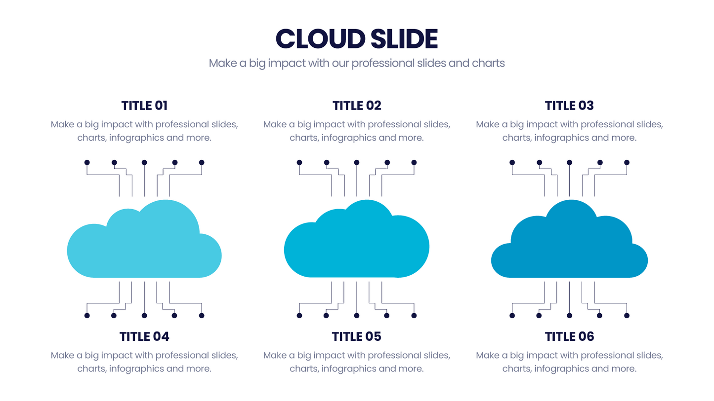 Cloud Infographics templates