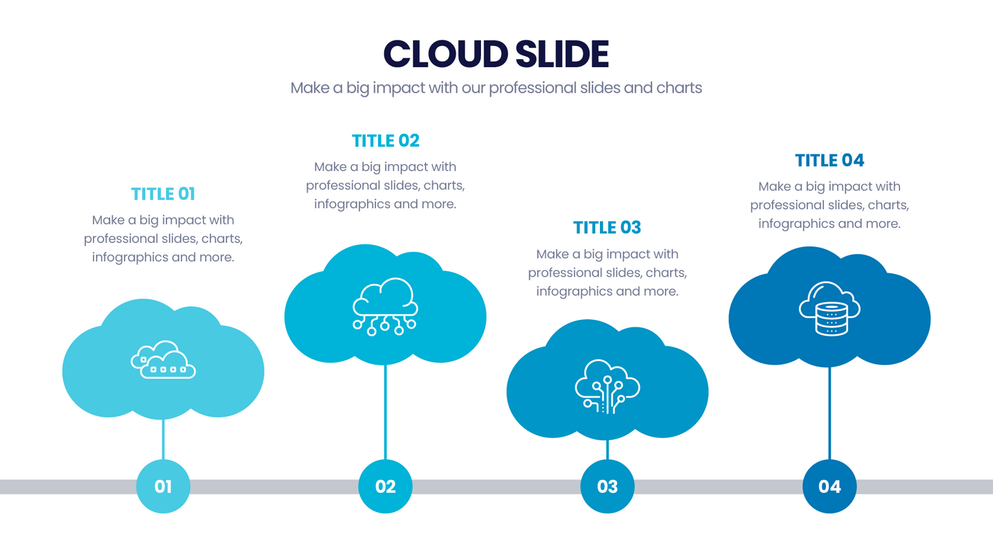 Cloud Infographics templates