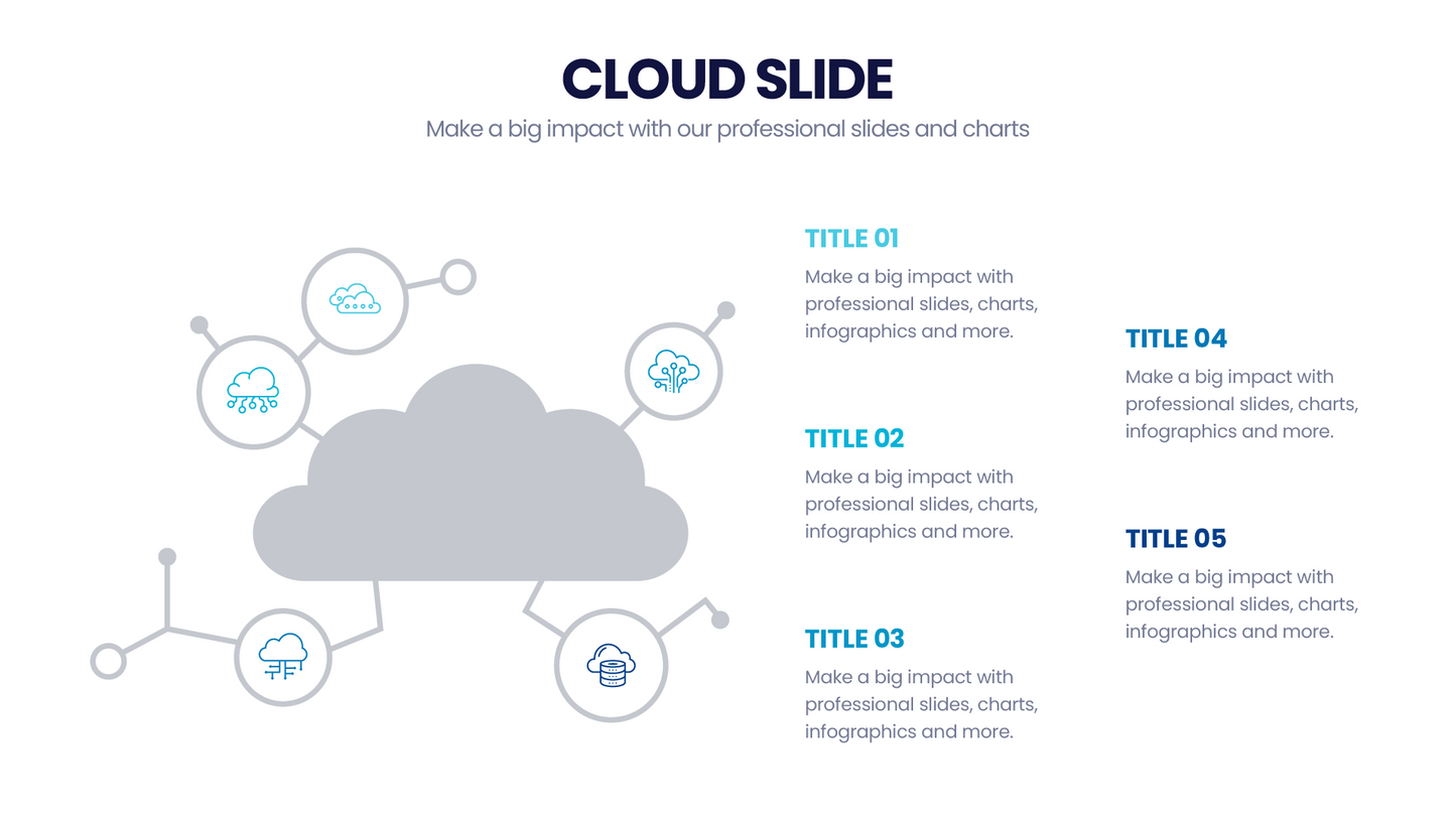 Cloud Infographics templates