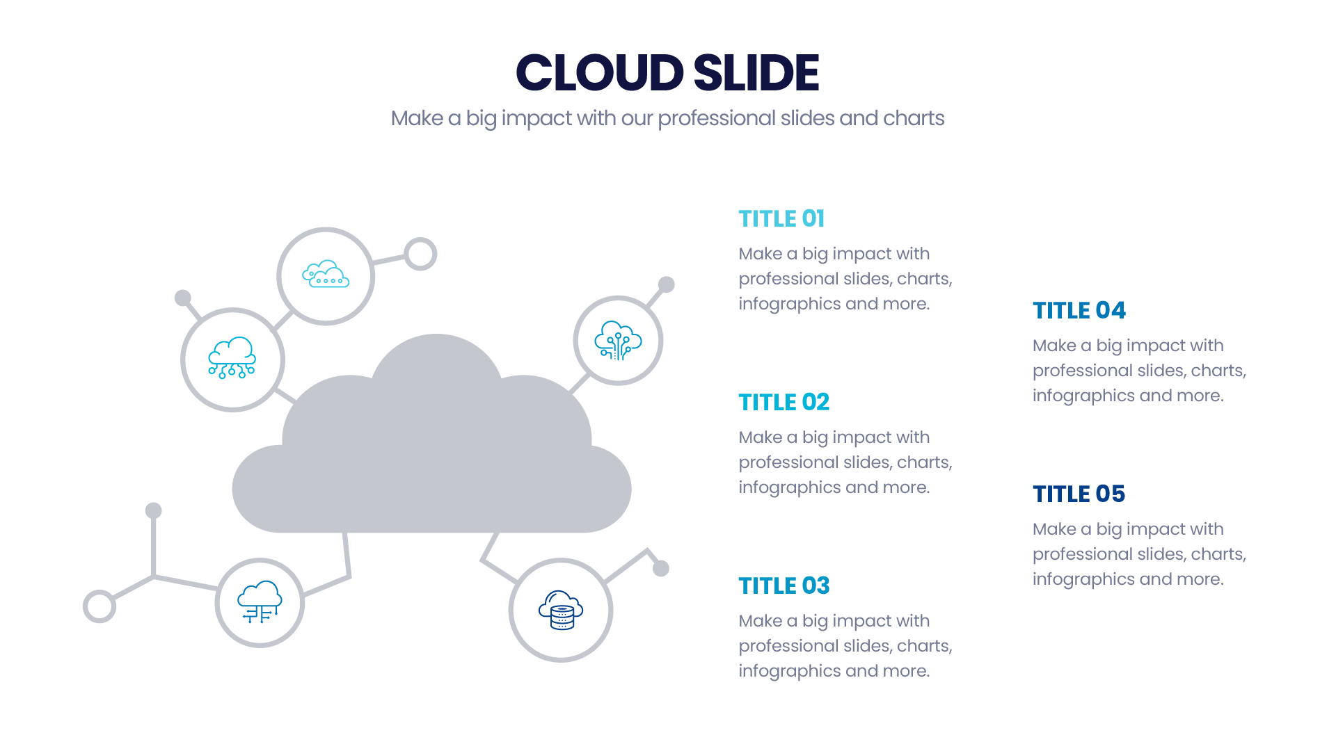 Cloud Infographics templates