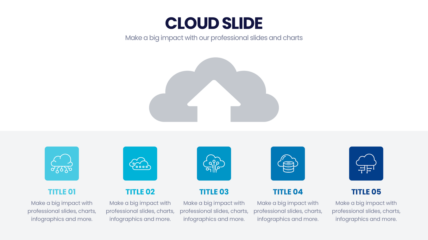 Cloud Infographics templates