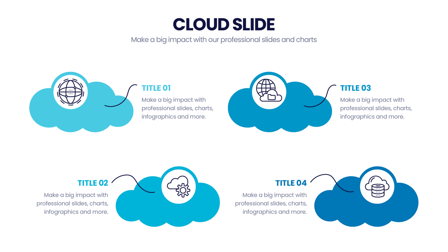 Cloud Infographics templates