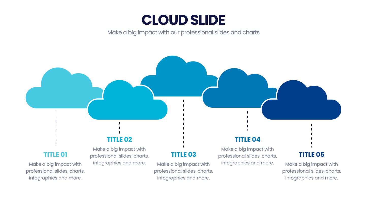 Cloud Infographics templates