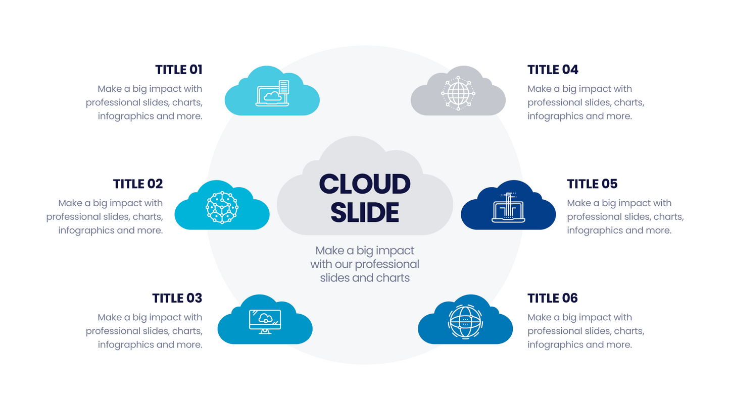 Cloud Infographics templates