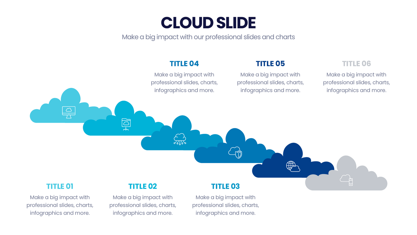 Cloud Infographics templates