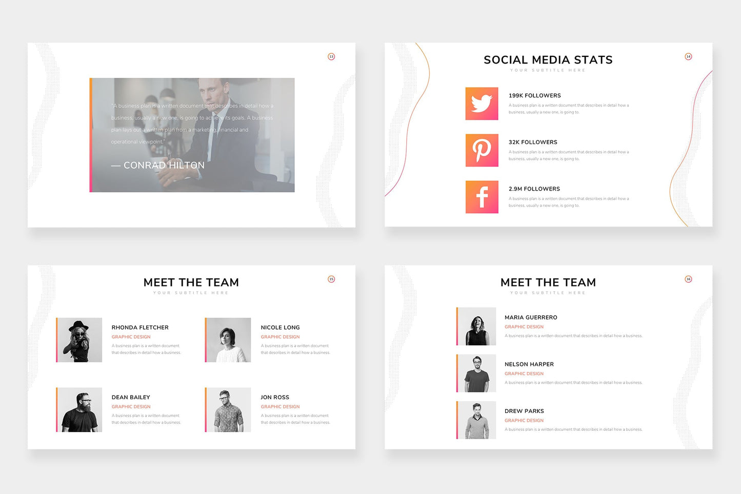 Company Profile Slides Infographics templates