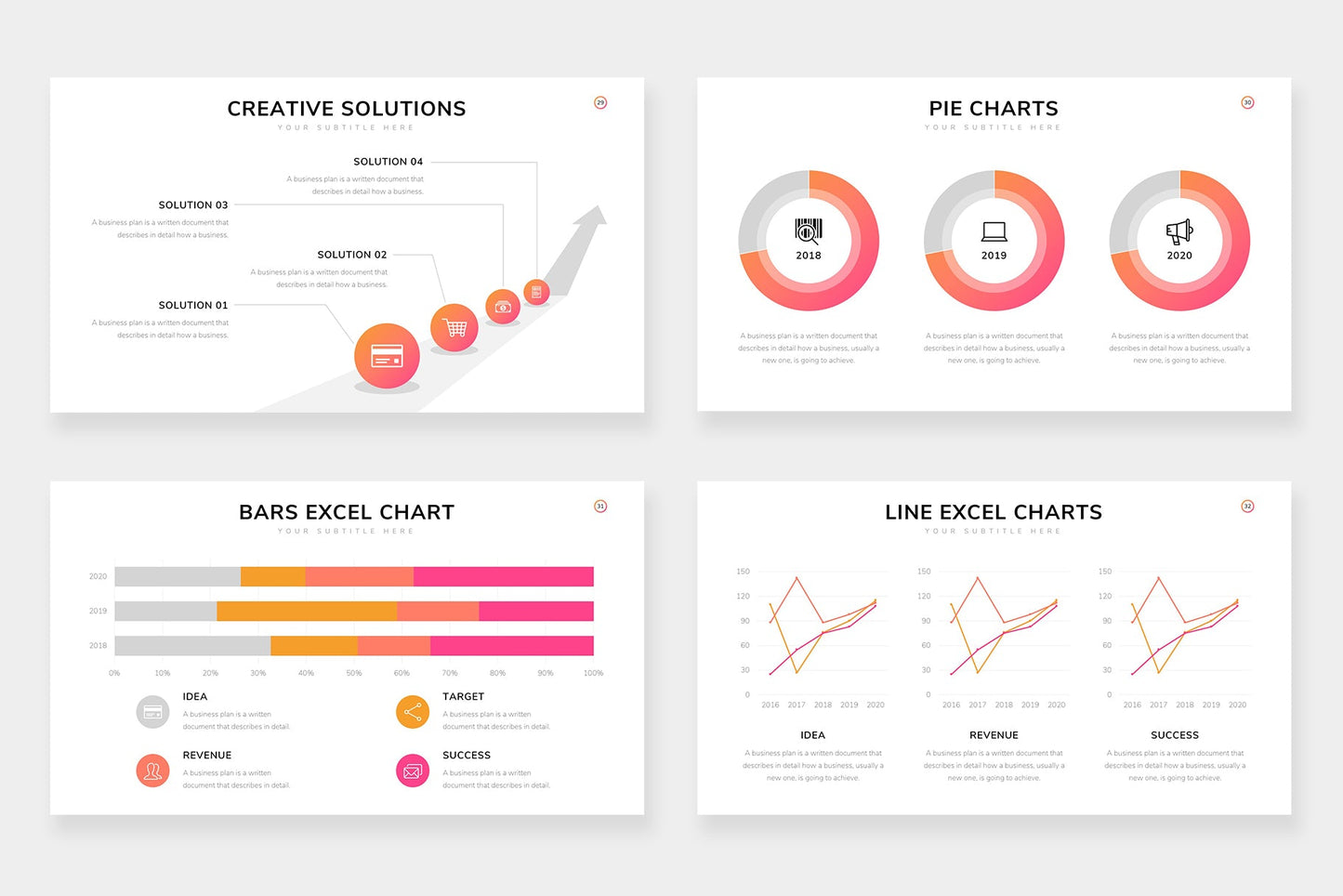 Company Profile Slides Infographics templates