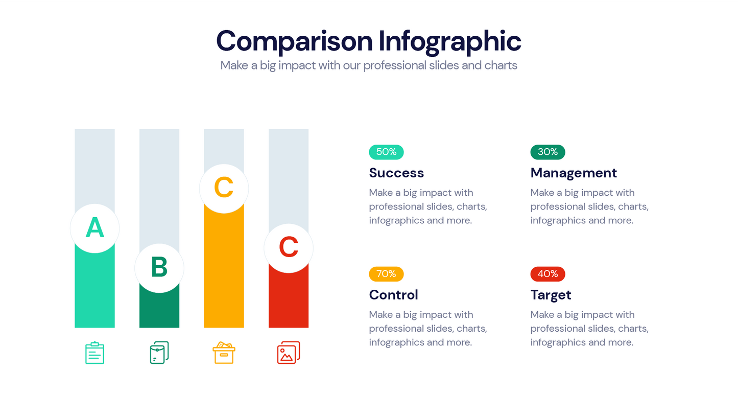 Comparison Profile Templates PowerPoint slides