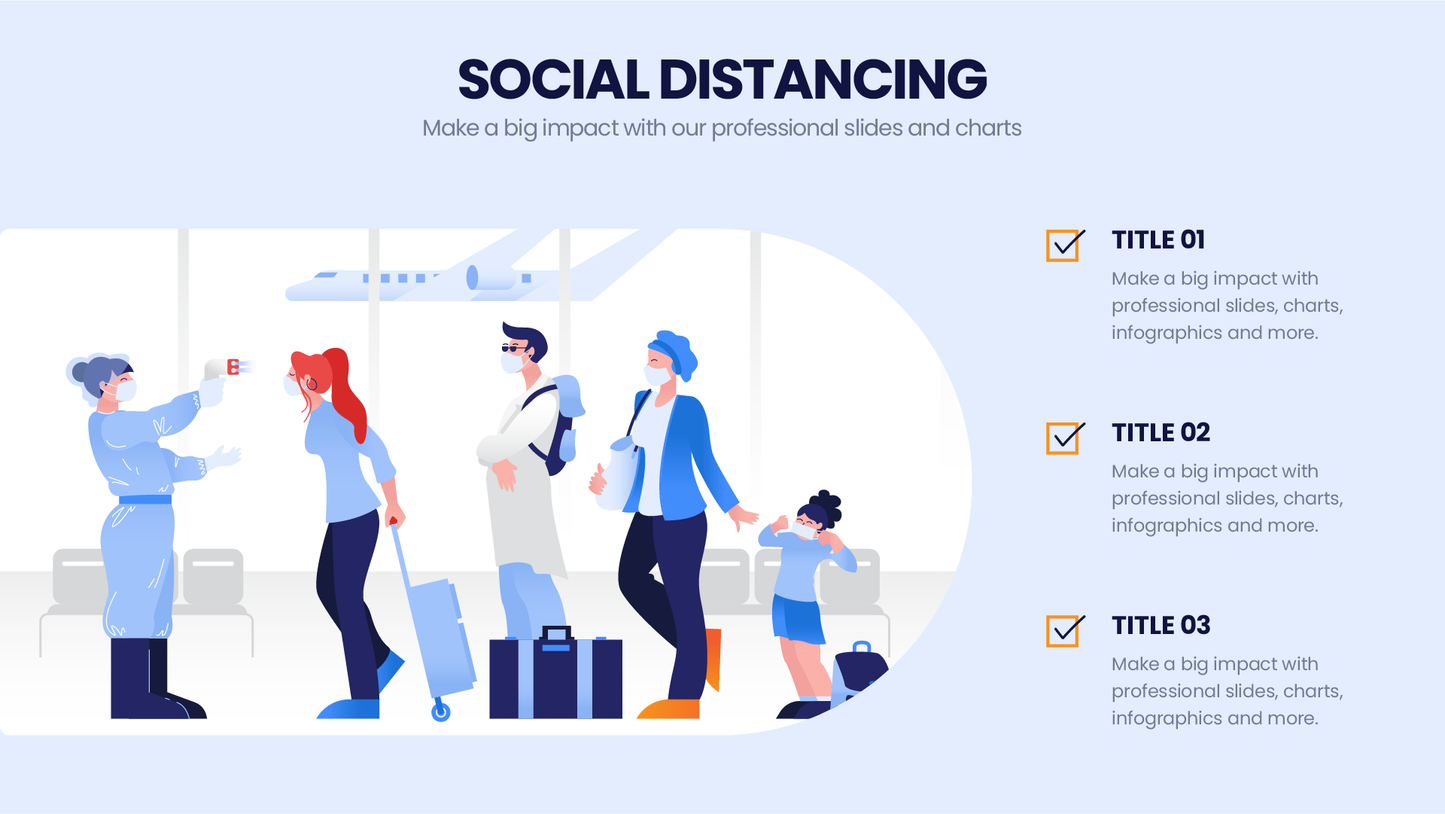 Coronavirus & Social Distancing Templates PowerPoint slides