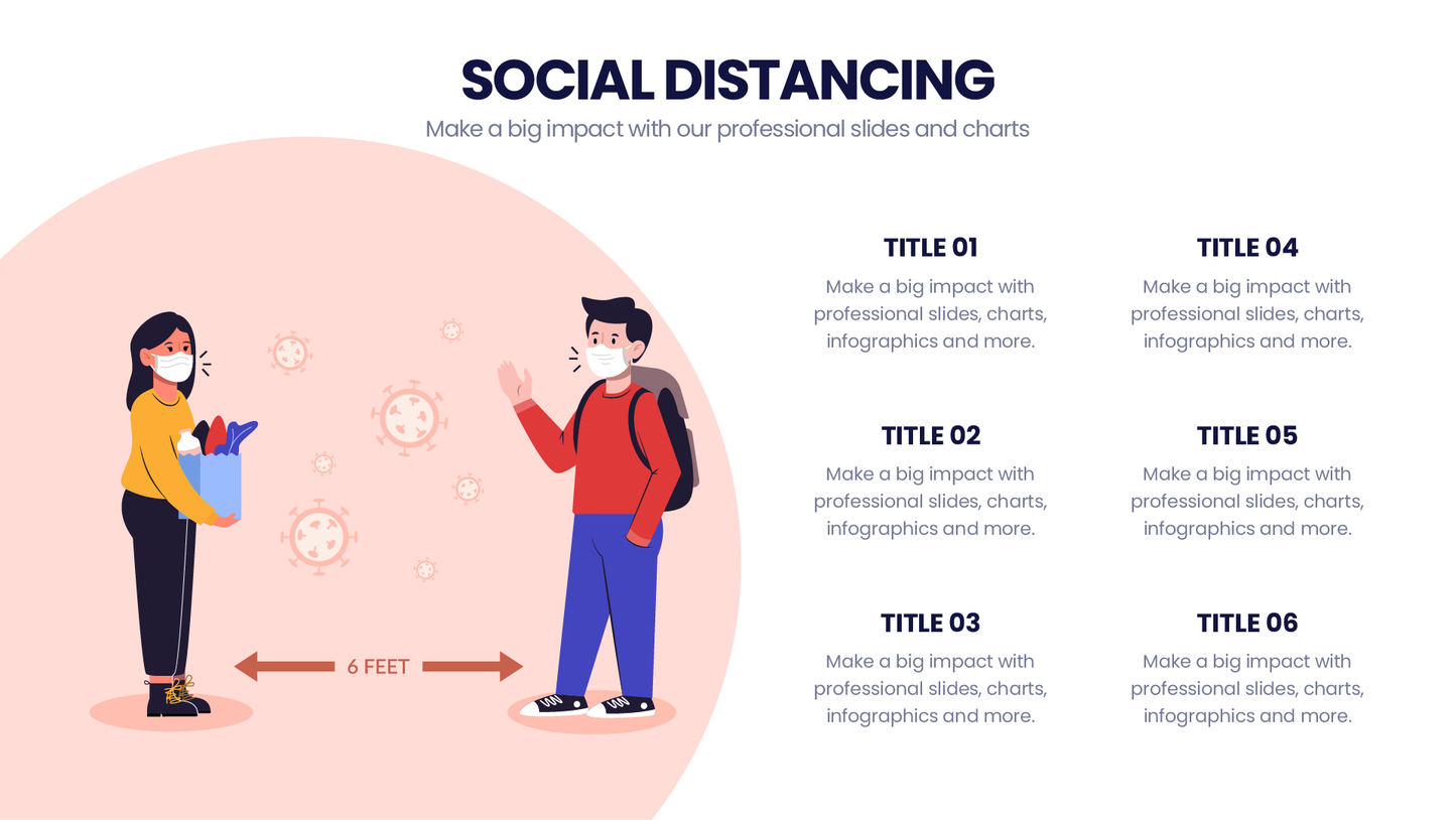 Coronavirus & Social Distancing Templates PowerPoint slides