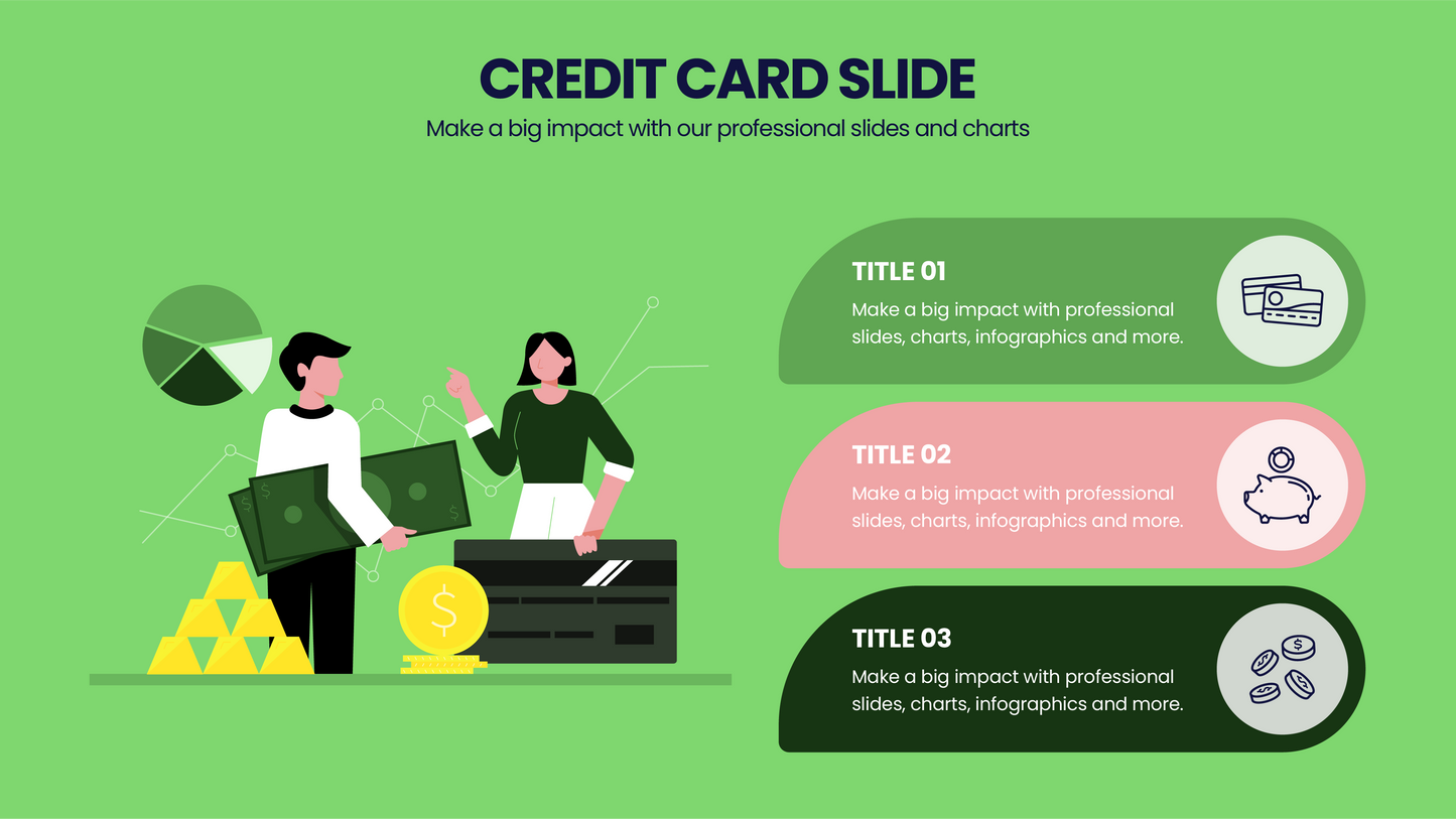 Credit Card Infographic Slides Infographics templates