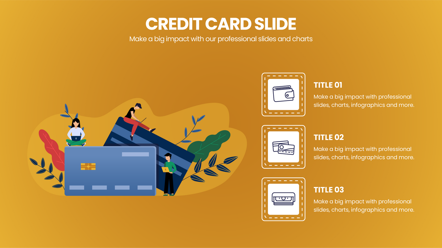 Credit Card Infographic Slides Infographics templates