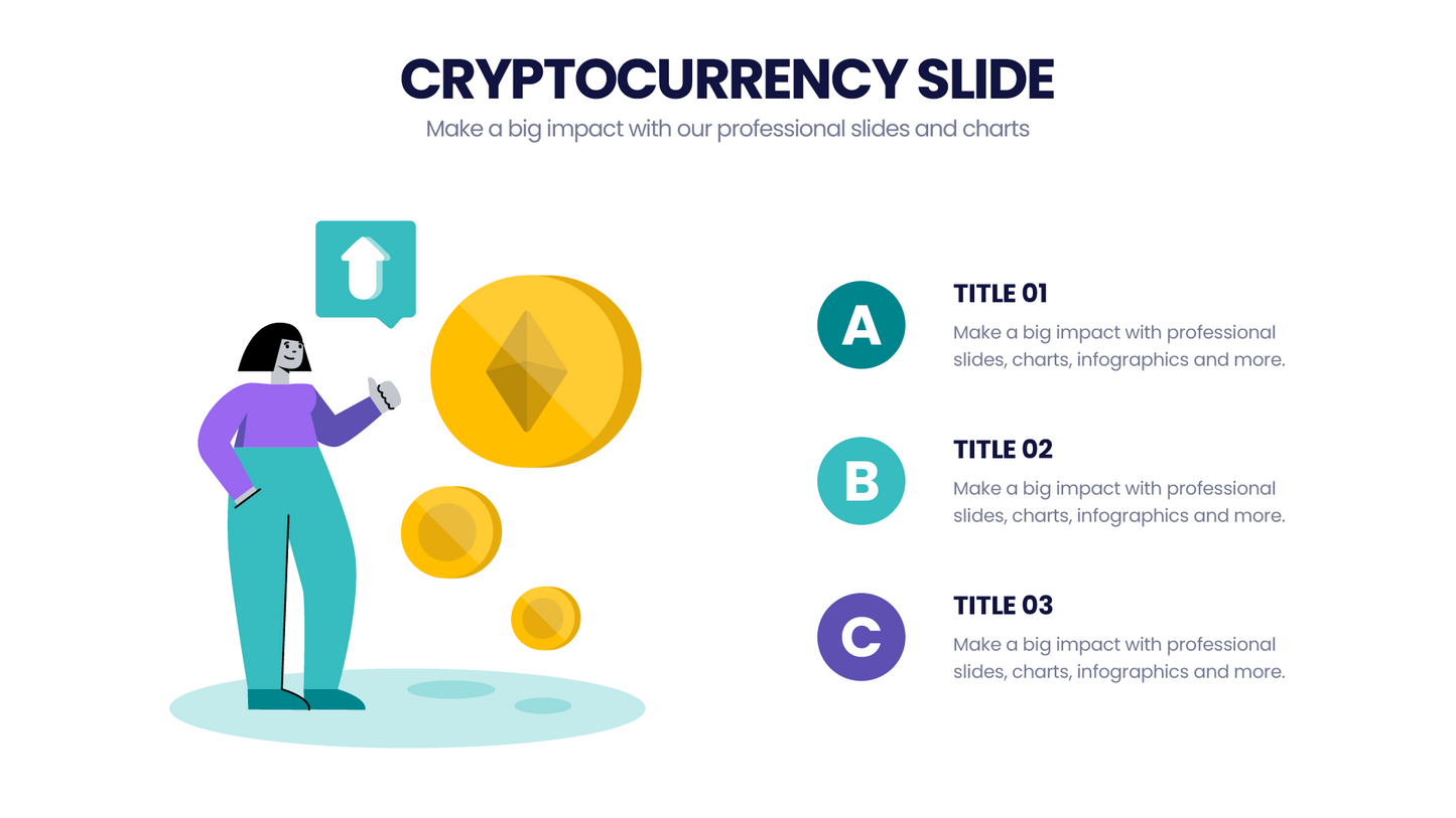 Cryptocurrency Infographic Slides Infographics templates