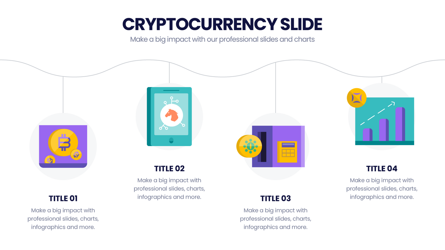 Cryptocurrency Infographic Slides Infographics templates