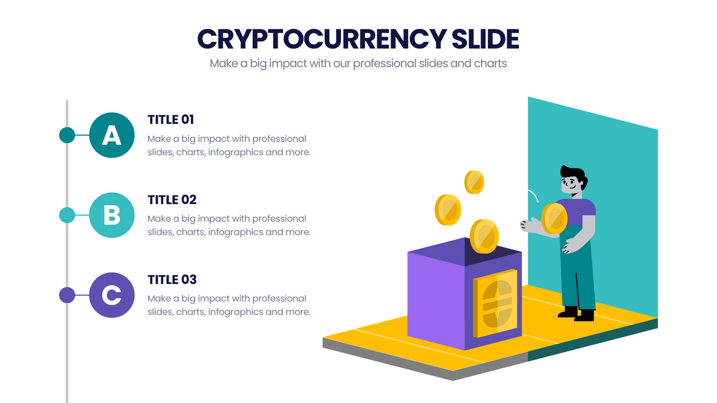 Cryptocurrency Infographic Slides Infographics templates