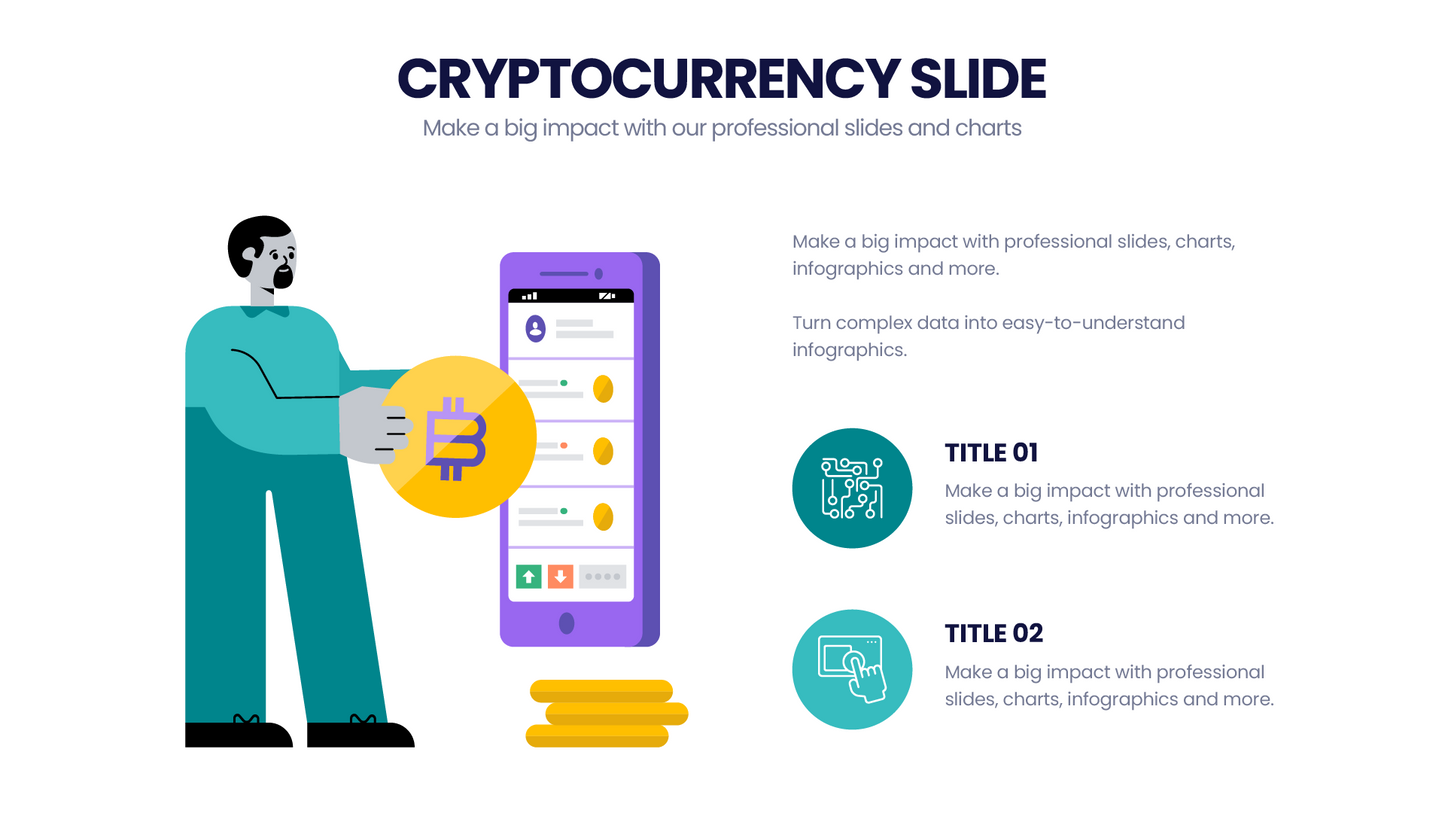 Cryptocurrency Infographic Slides Infographics templates