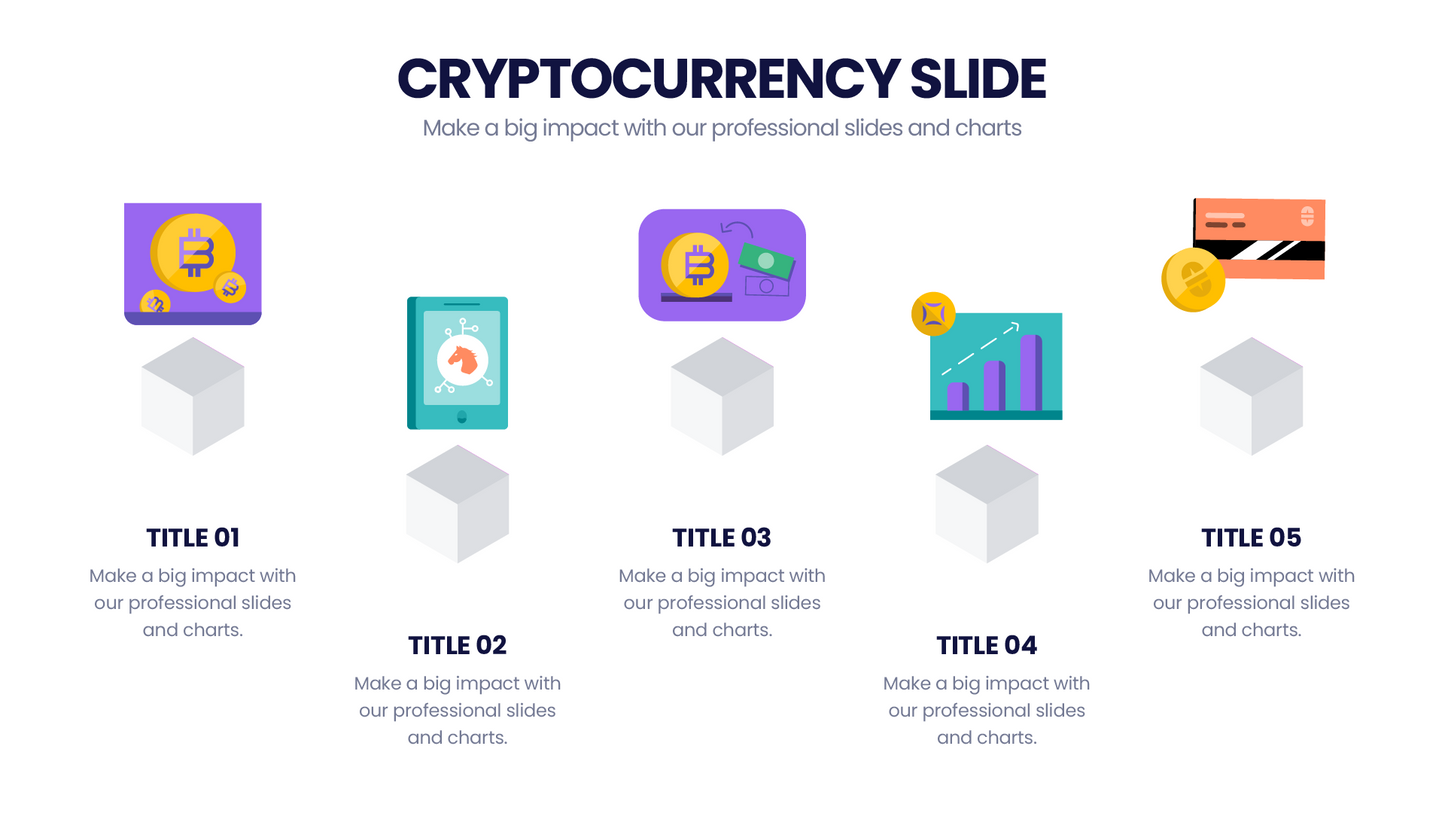 Cryptocurrency Infographic Slides Infographics templates