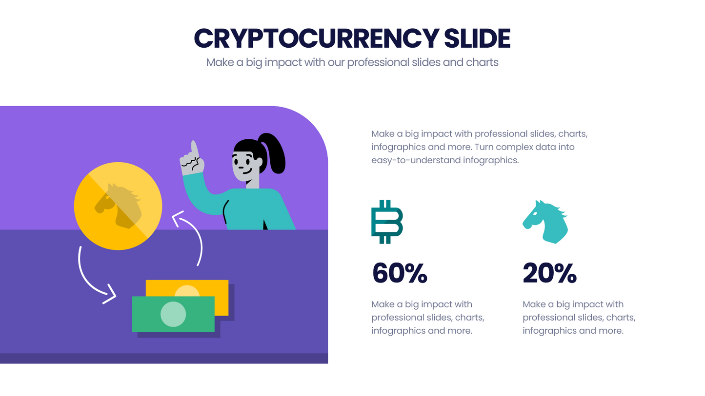 Cryptocurrency Infographic Slides Infographics templates