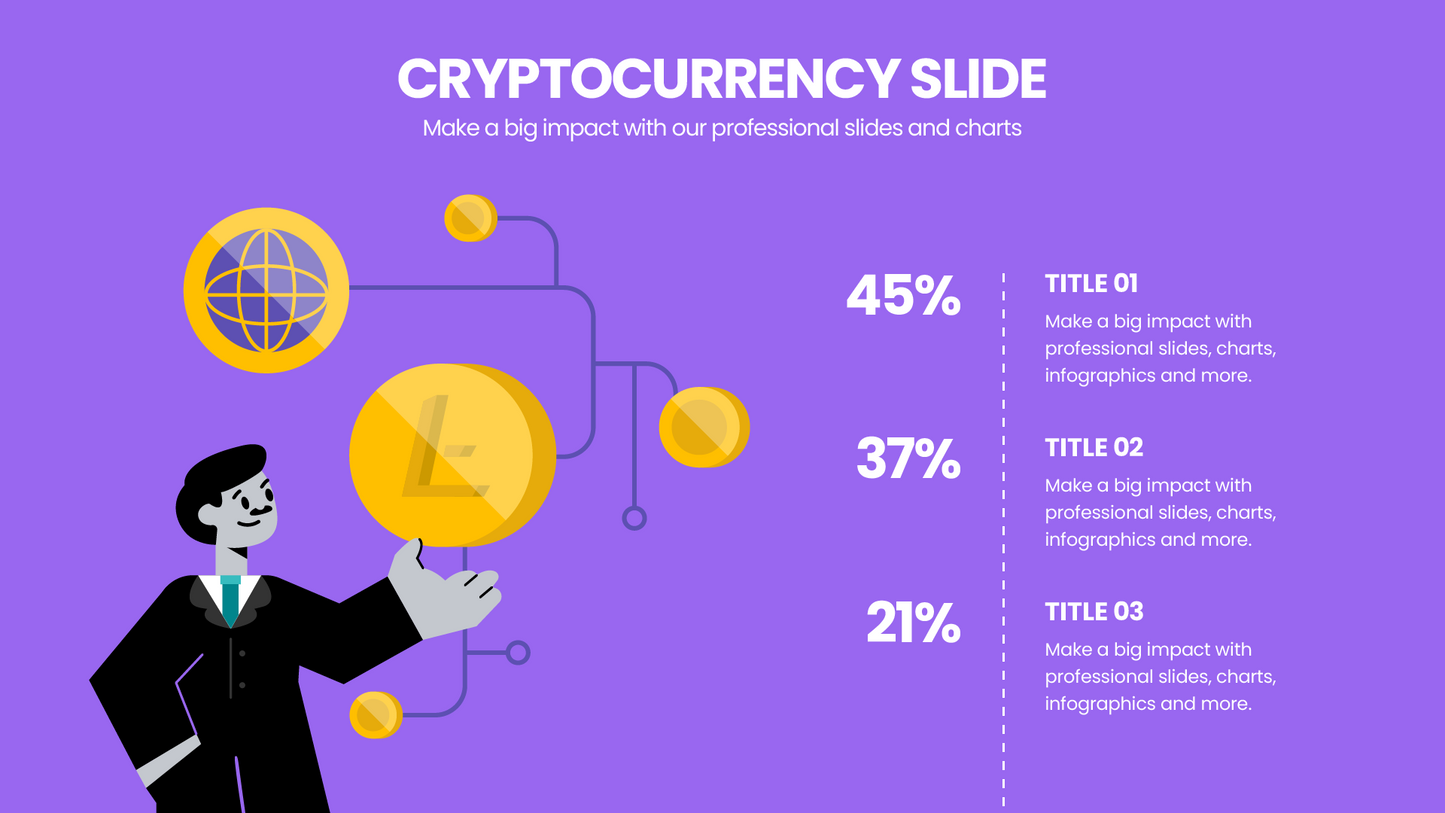 Cryptocurrency Infographic Slides Infographics templates