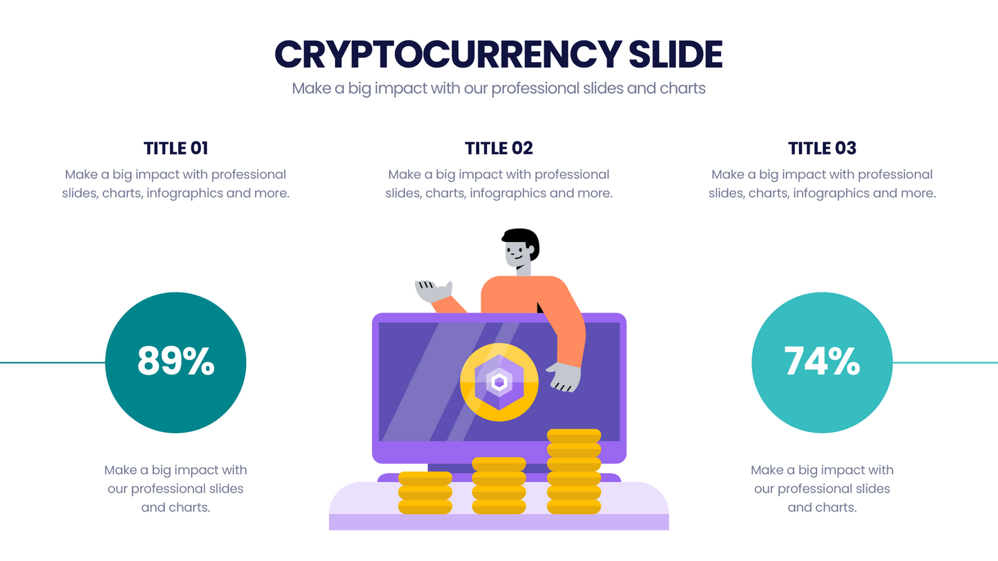 Cryptocurrency Infographic Slides Infographics templates