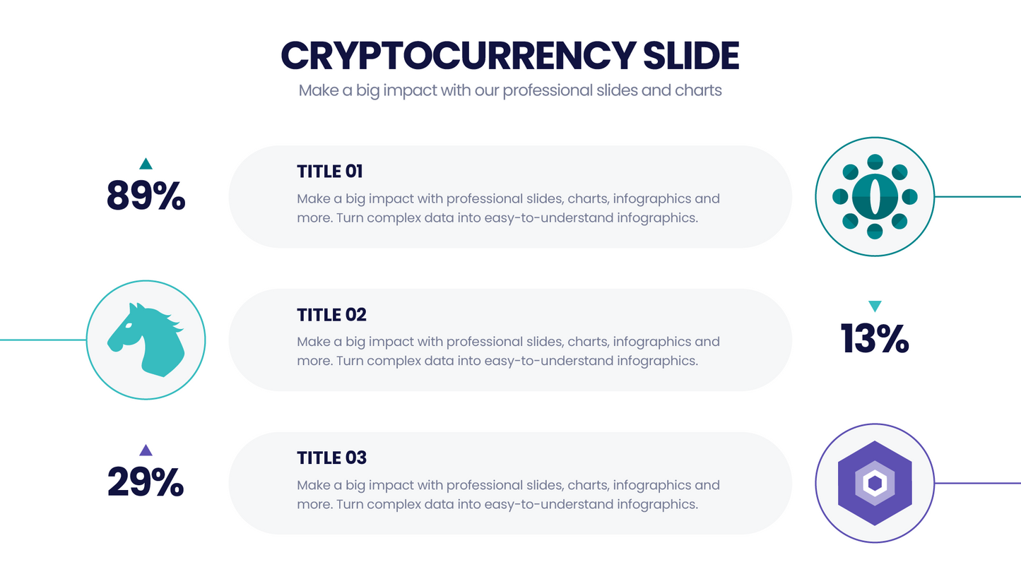 Cryptocurrency Infographic Slides Infographics templates