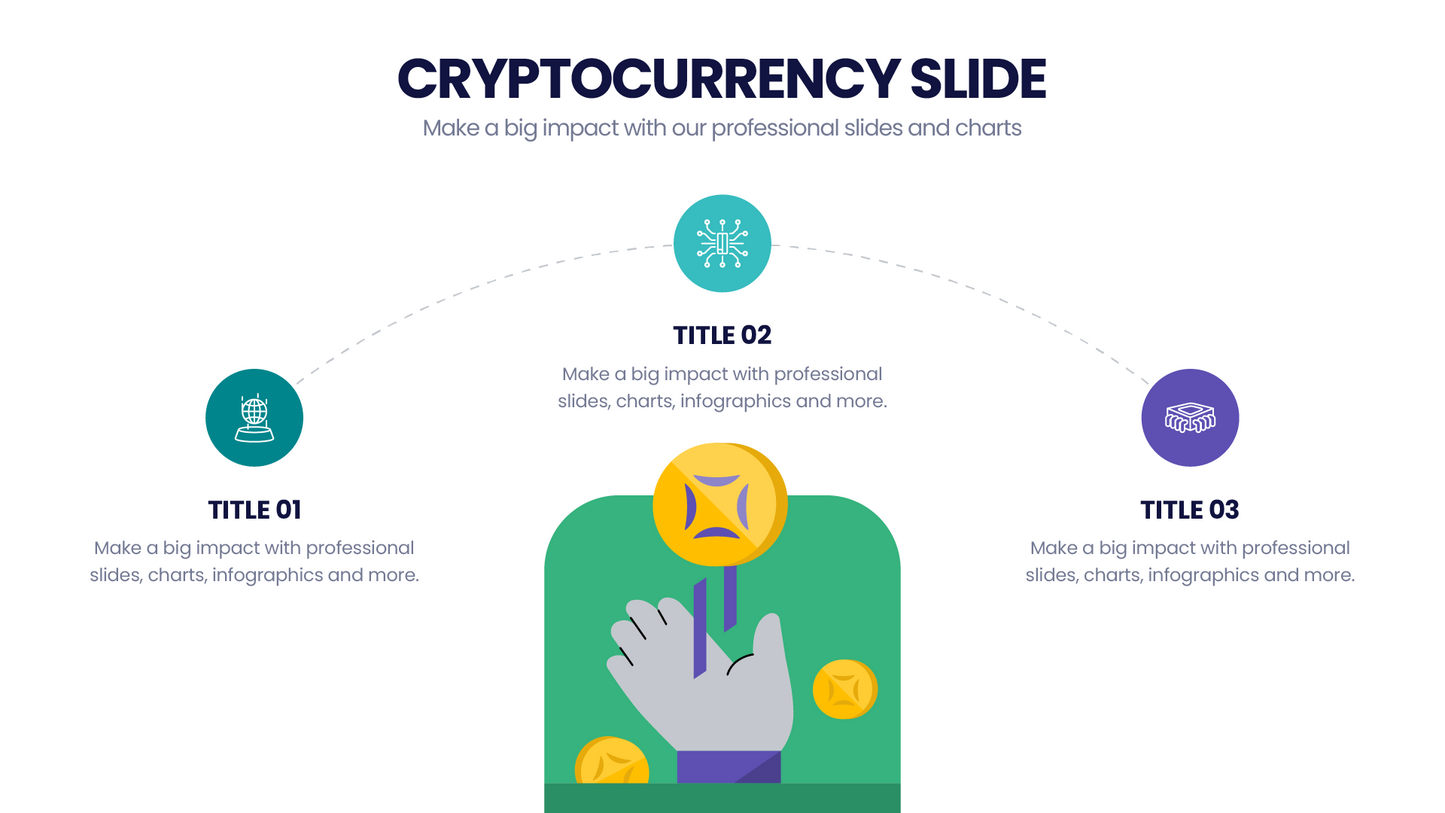 Cryptocurrency Infographic Slides Infographics templates