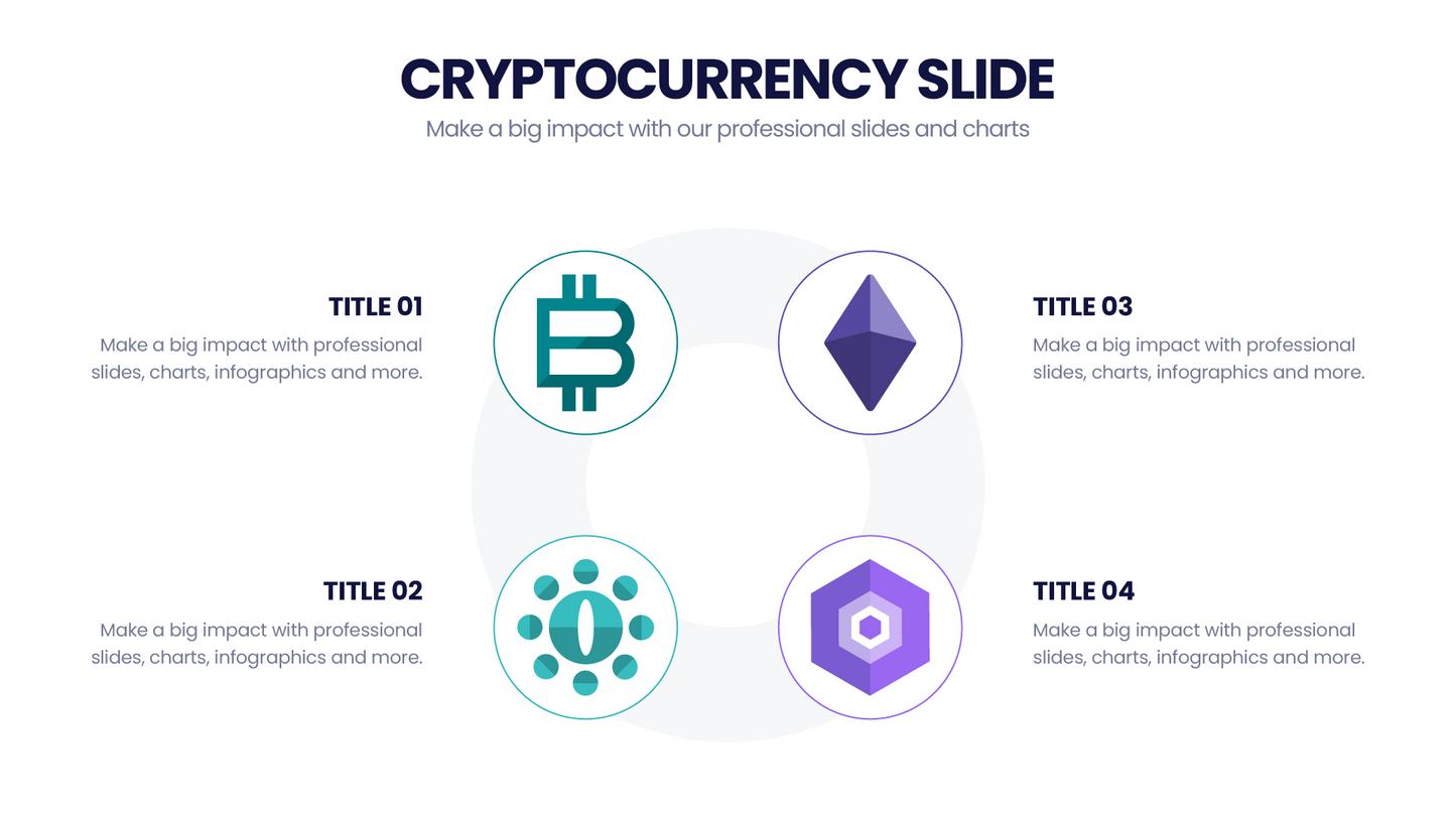 Cryptocurrency Infographic Slides Infographics templates