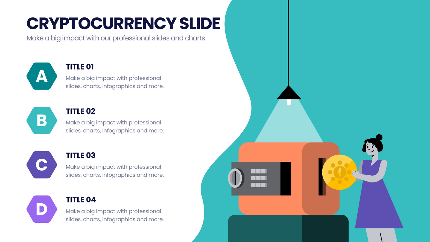 Cryptocurrency Infographic Slides Infographics templates