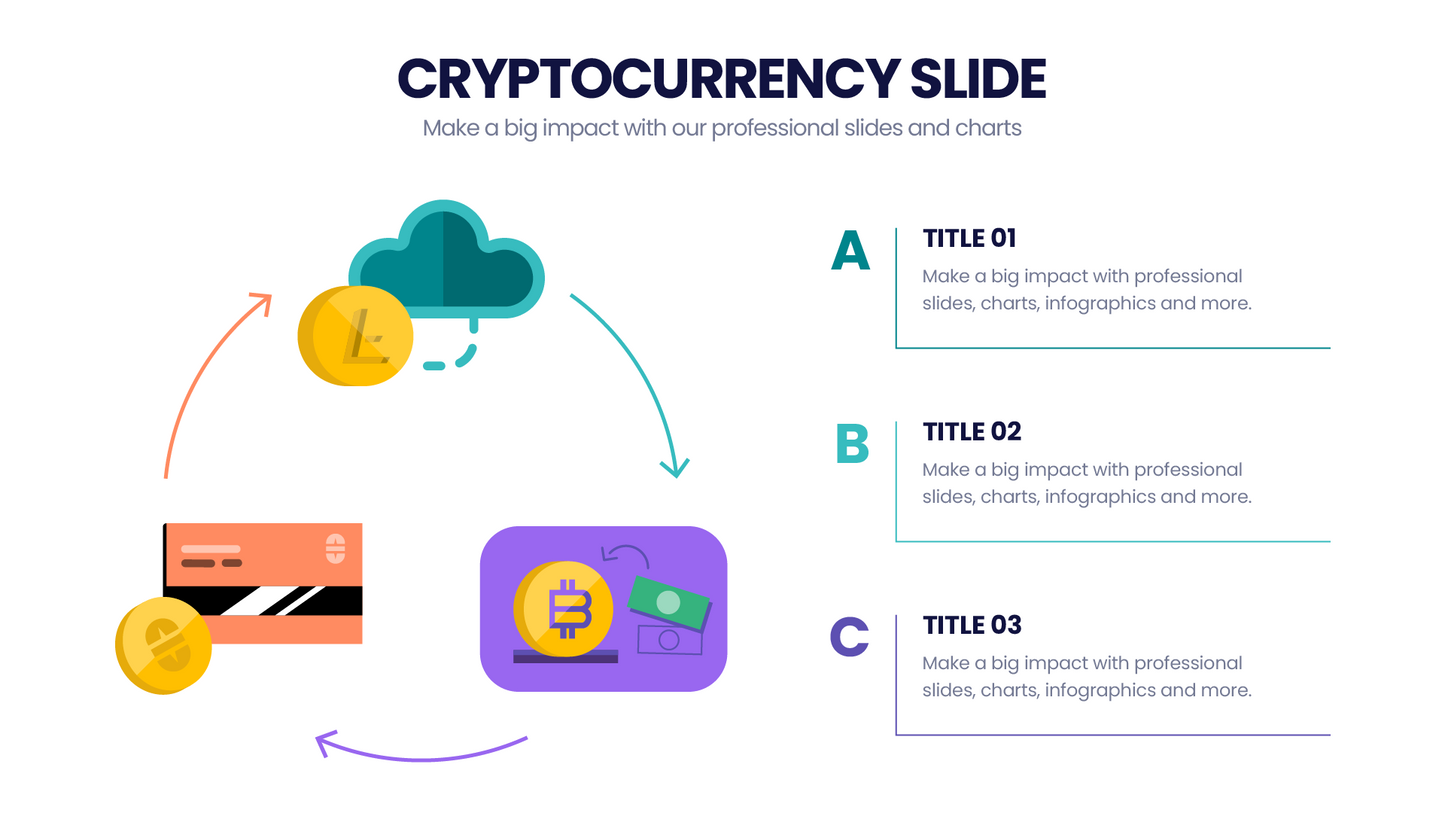 Cryptocurrency Infographic Slides Infographics templates