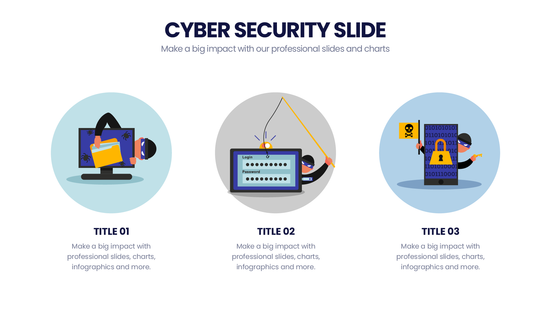 Cybersecurity Infographic templates
