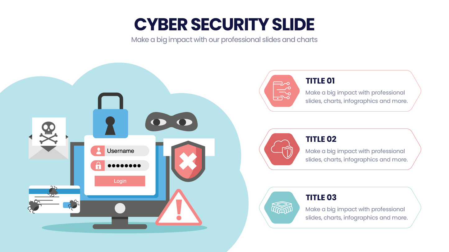 Cybersecurity Infographic templates