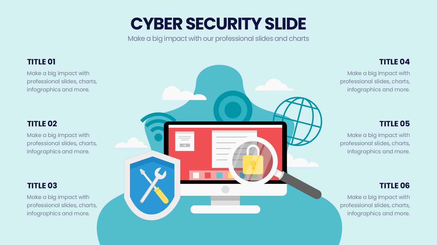 Cybersecurity Infographic templates