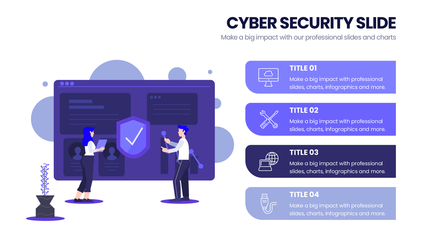 Cybersecurity Infographic templates